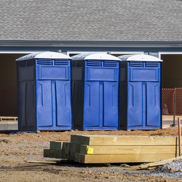 how can i report damages or issues with the portable toilets during my rental period in Ogema Wisconsin